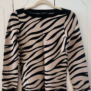 Ann Taylor Zebra Print Sweater
